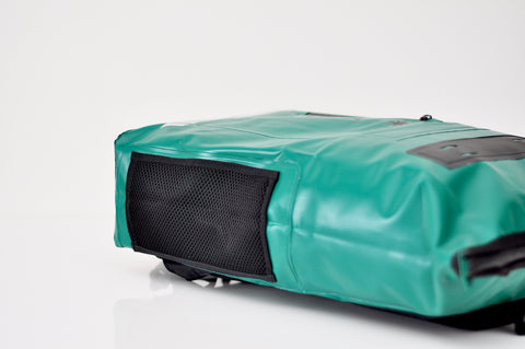 30-Liter Water Green Backpack with Sealed Zippers