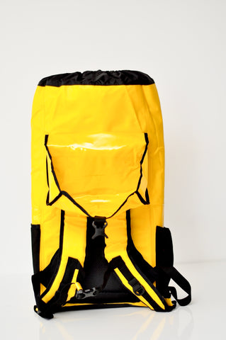 30 Liter Adventure Yellow Bagpack - Water resistant