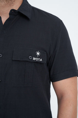 Midnight Sailor FIT Black - Short sleeve shirt